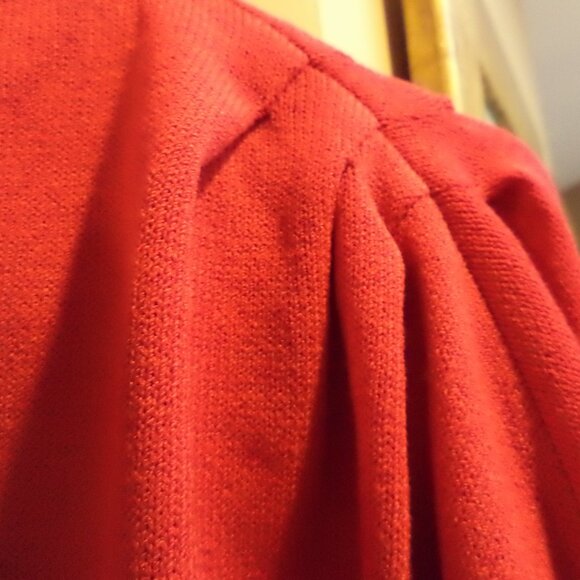 St. John RED Knit Jacket ~ Gold-tone Zip Closure New with Tags $995 `Size:Small - Picture 6 of 15